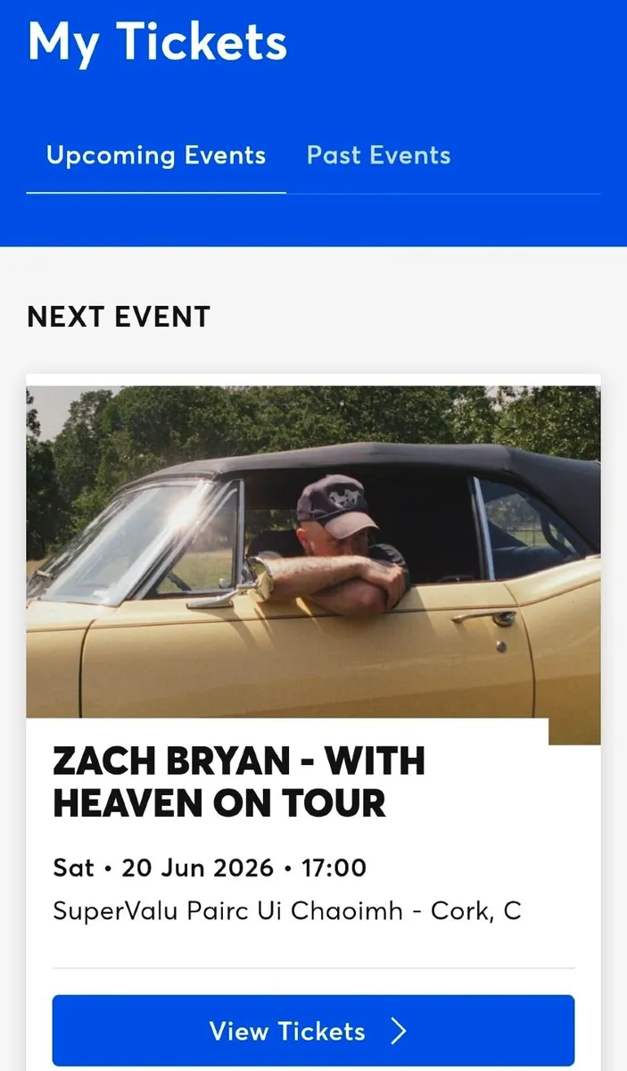 Concert tickets