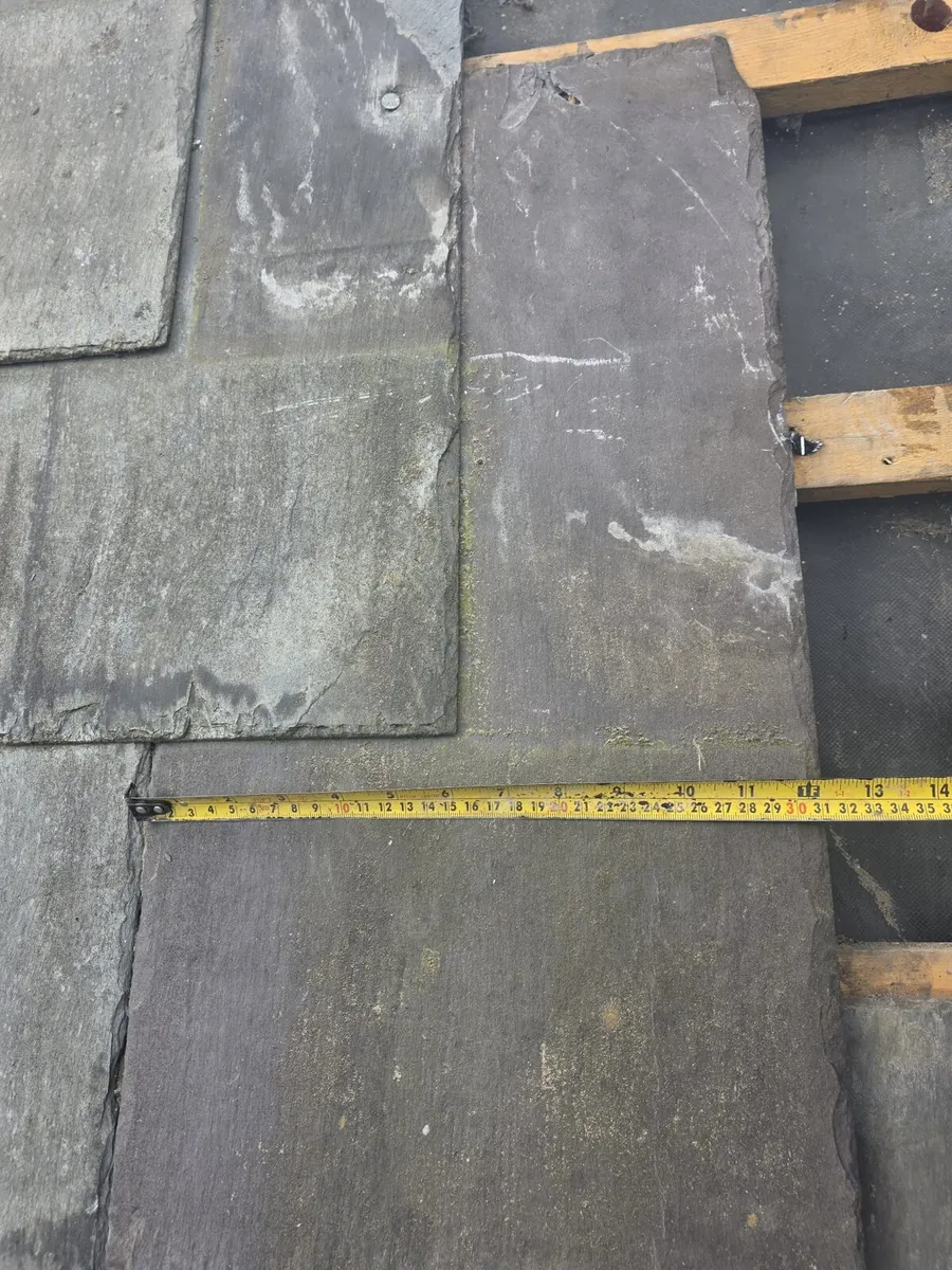 Bangor slates chimney pots floor ridge roof tiles - Image 2