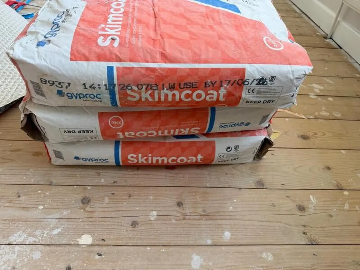Gyproc Skimcoat Plaster 3 bags - Image 2