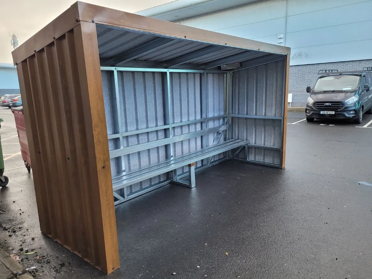 High Quality Dug-Outs & Smoking Shelters – 2m / 3m - Image 1