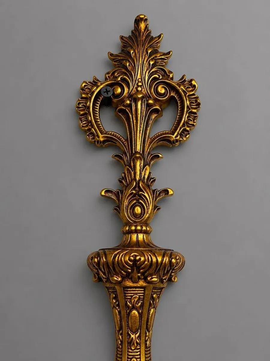 Elegant Antique French Bronze Sconces - Image 2