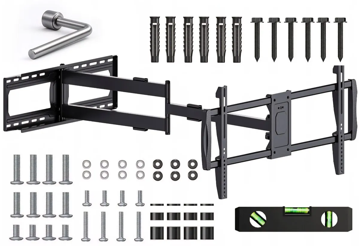 Tv Wall Mount Bracket Tilt Swivel Long Arm 43-95" - Image 3