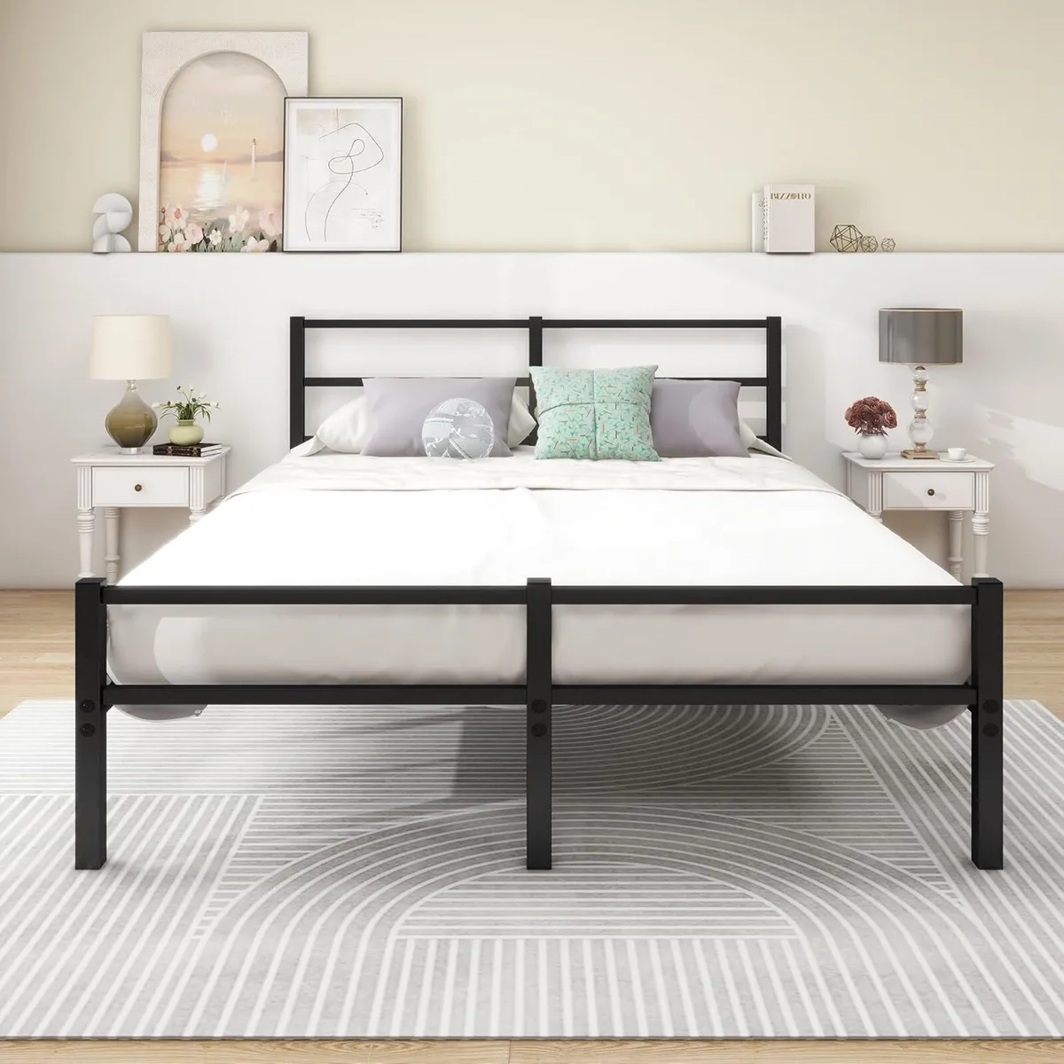 King Size Bed Frame with Storage 5ft Kingsize - Image 1