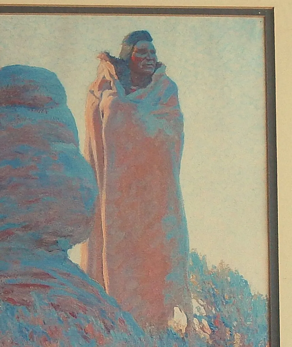Large Framed Print of ‘The Medicine Robe’ - Image 4
