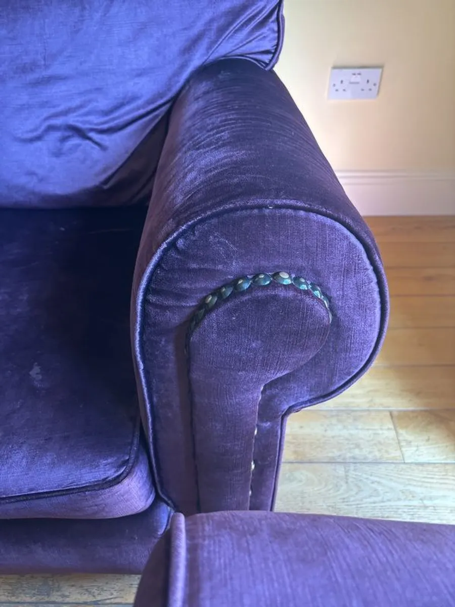 Deep Purple Sofa - Image 2