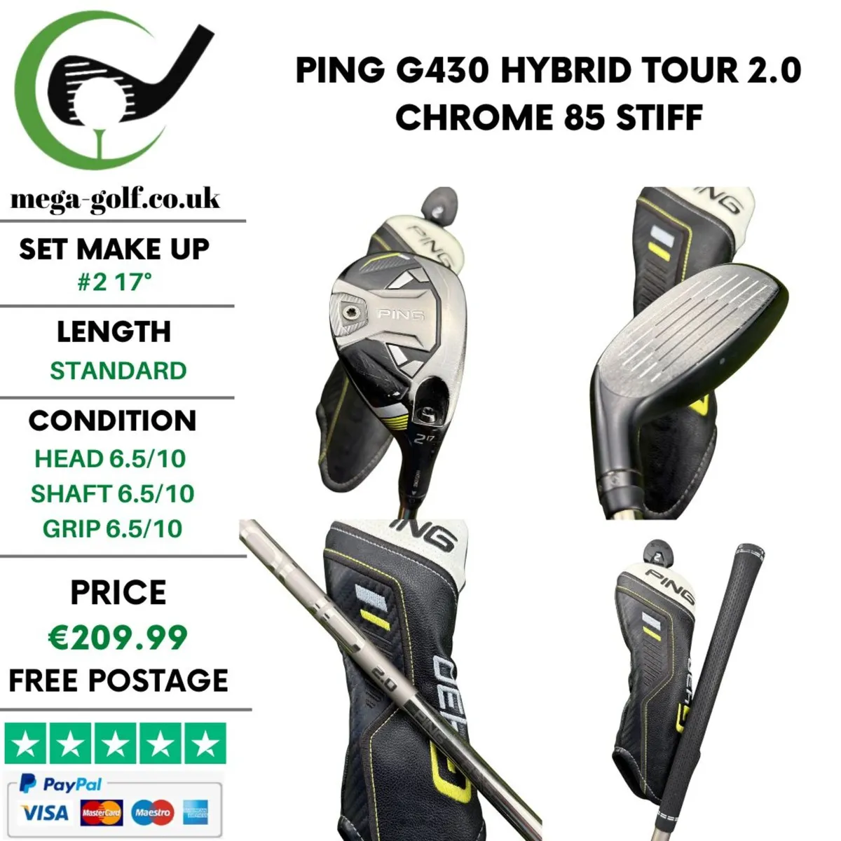 Ping G430 Hybrid / #2 17° / Stiff - Image 1