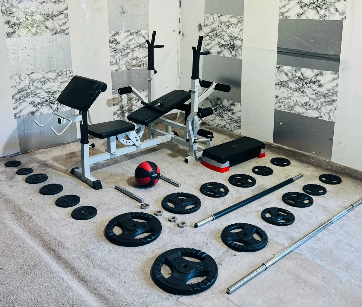 NEW CONDITION LIFE TIME WEIGHTS BENCH BARS ++ - Image 1