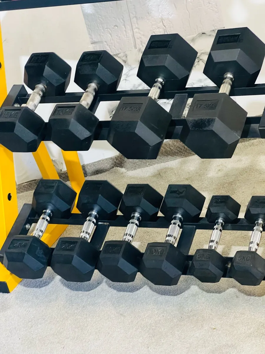 DUMBBELLS KETTLEBELLS WITH RACK - Image 2
