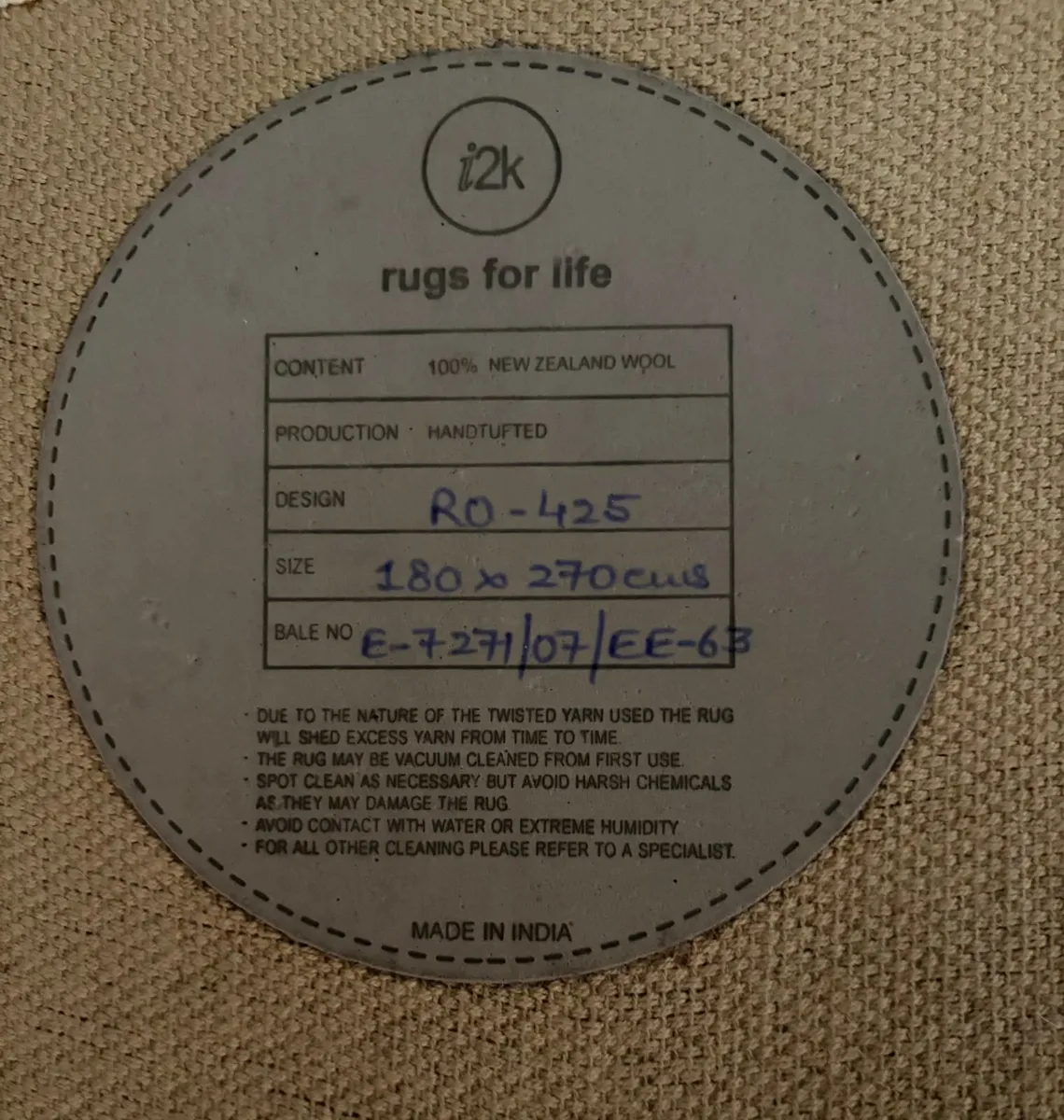 Luxury Rugs 100% New Zealand Wool - Image 3