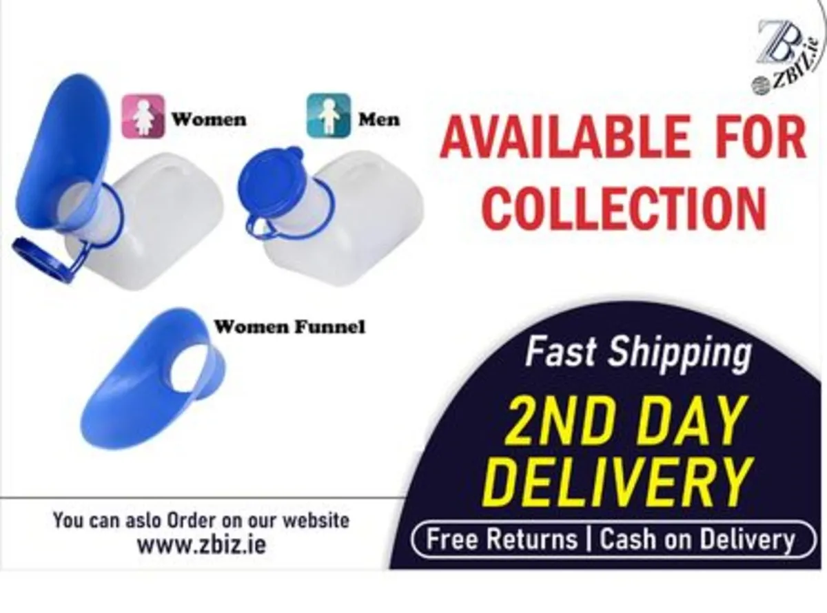 Urinal Unisex  Portable Travel Toilet Bottle Set - Image 1