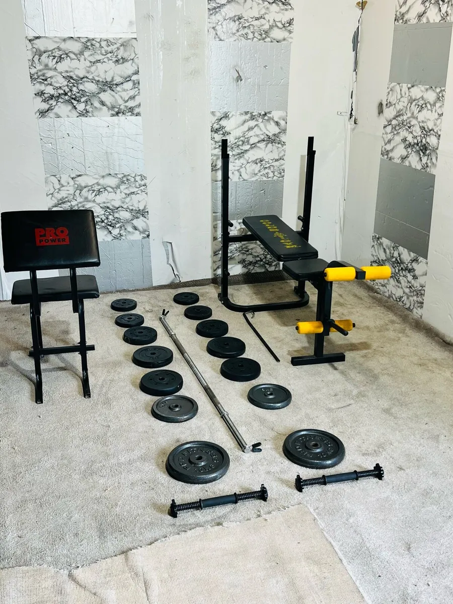 WEIGHT BENCHS WEIGHTS BARBELL DUMBBELLS - Image 4