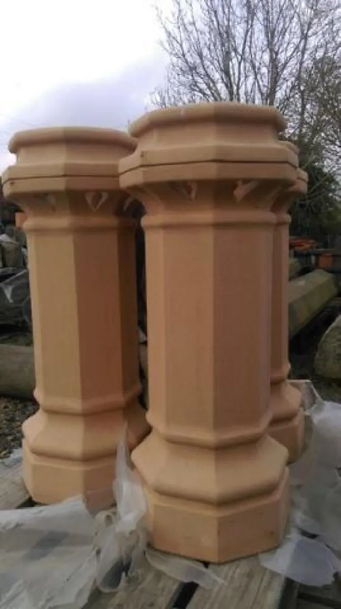 Bangor slates chimney pots floor ridge roof tiles - Image 4