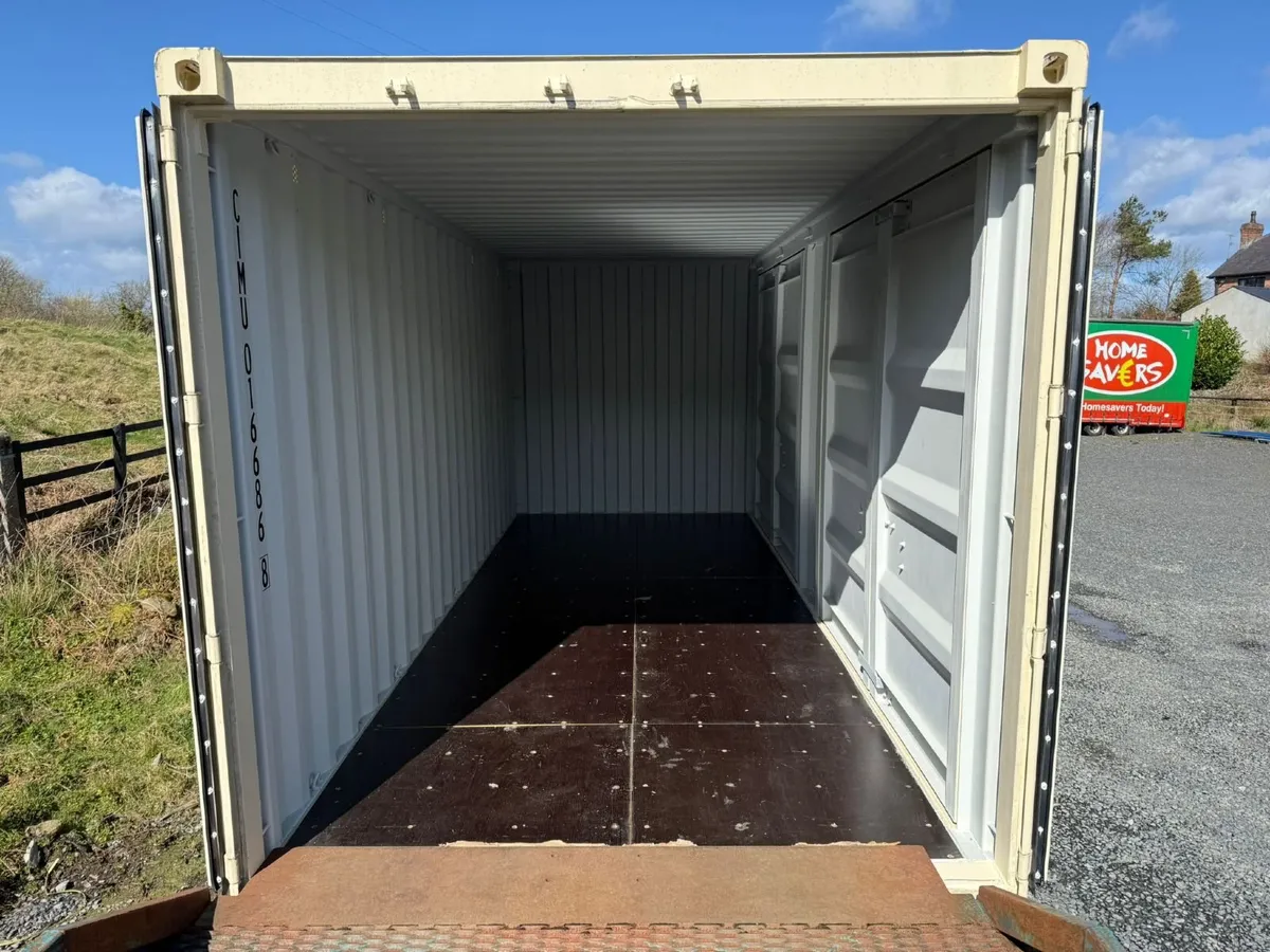 20ft Shipping Containers - 2x Side Doors - Image 3