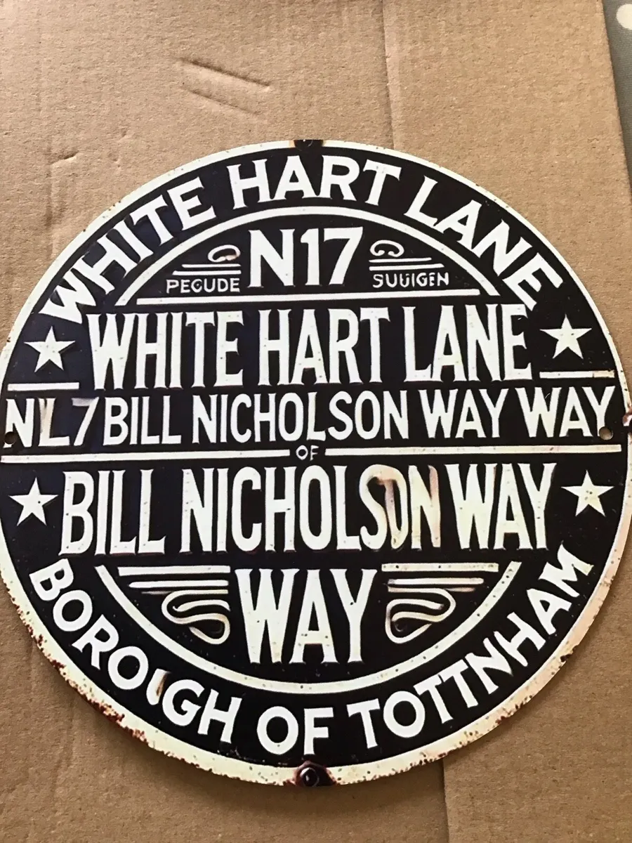 Tottenham Hotspur Metal Wall Plaque