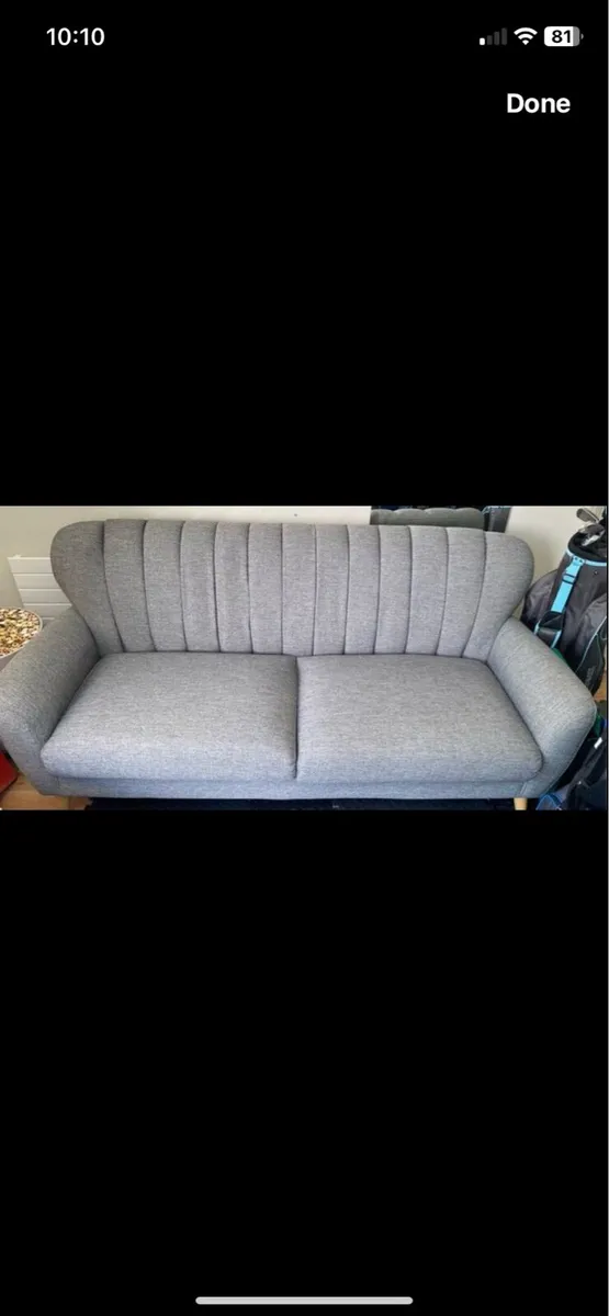 Sofa 2.5 seater Grey - Image 1
