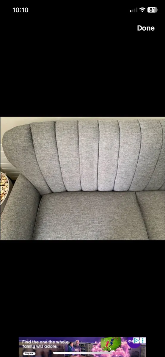 Sofa 2.5 seater Grey - Image 2