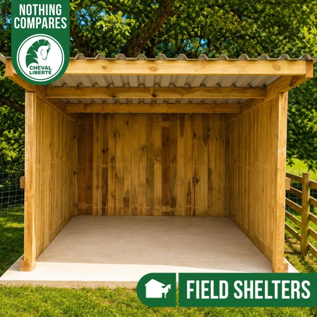 Summer Deal – 3x3 Horse Field Shelter €1,150 - Image 1