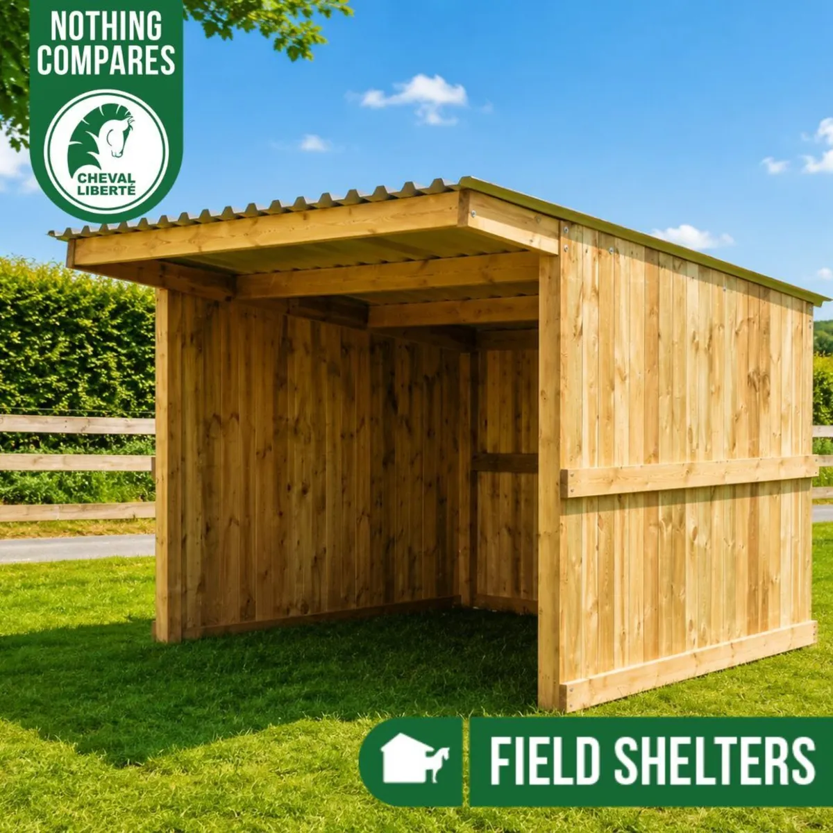 Summer Deal – 3x3 Horse Field Shelter €1,150 - Image 3