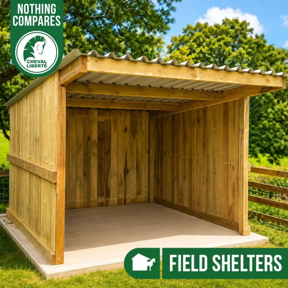 Summer Deal – 3x3 Horse Field Shelter €1,150 - Image 4