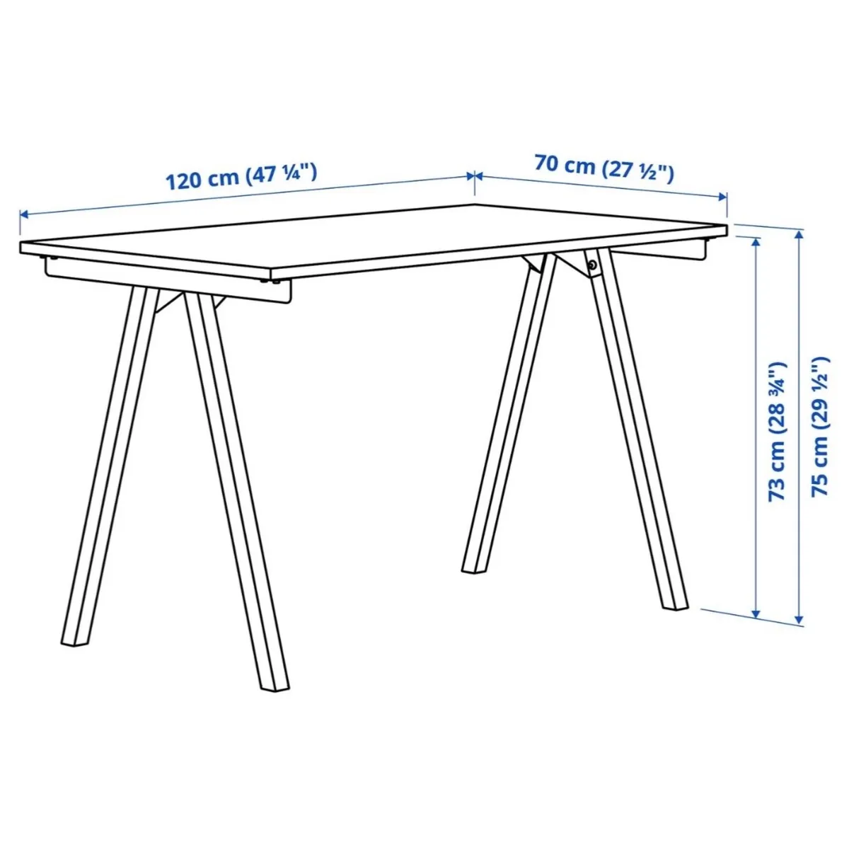Ikea Desk - Trotten - Image 3