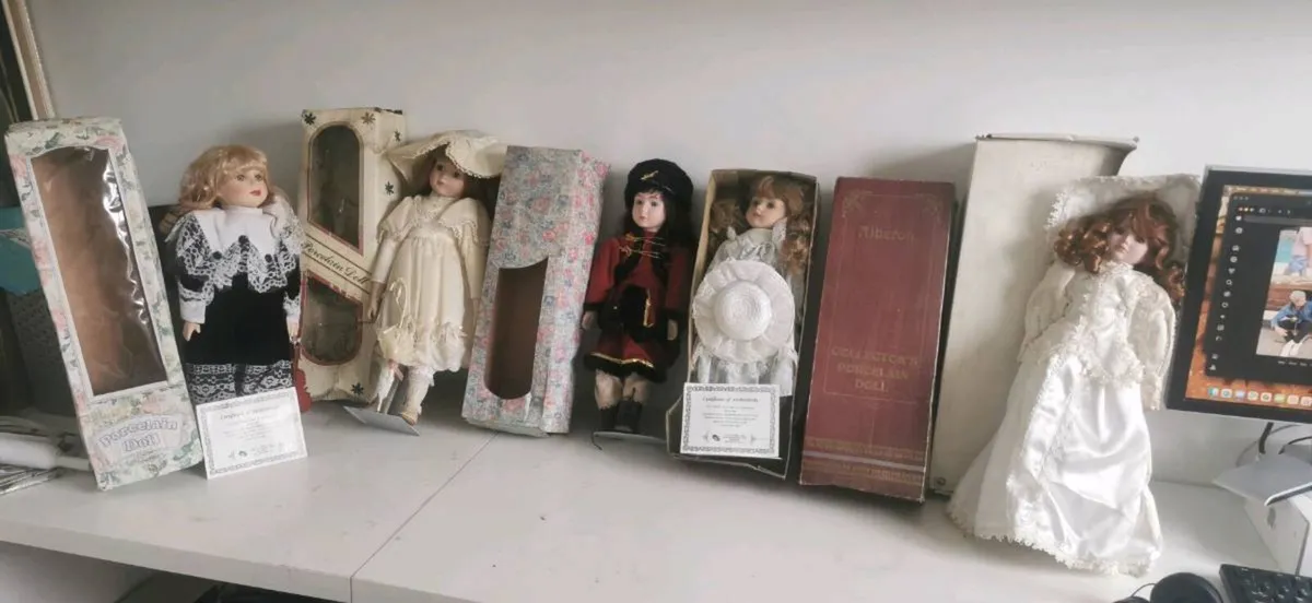 Vintage porcelain dolls - Image 1
