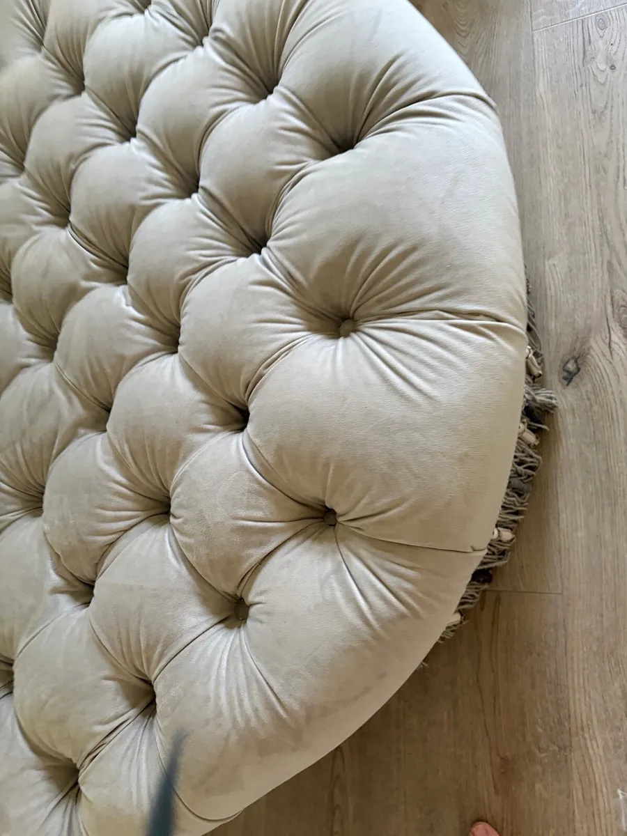 Velvet Ottoman - Image 4