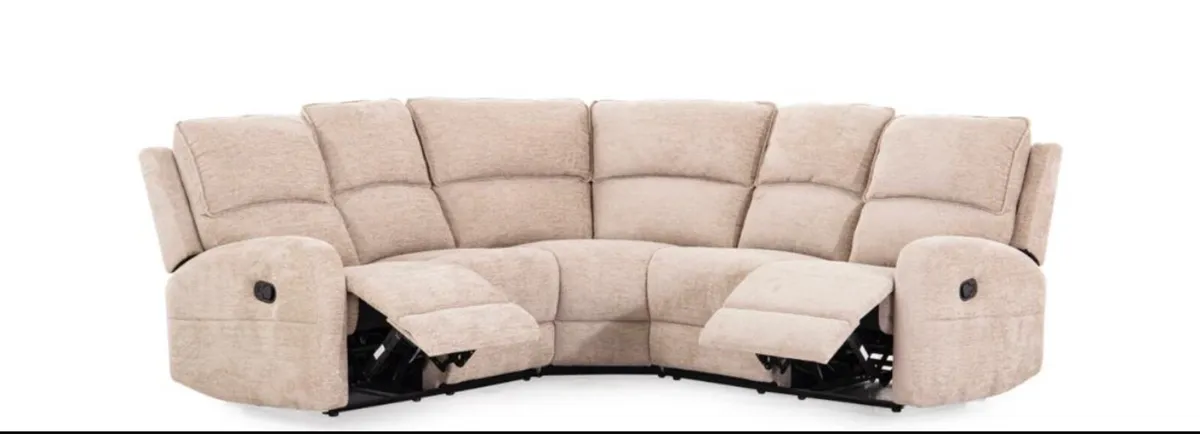 New Grey Paris Recliner Corner Sofa - Image 3