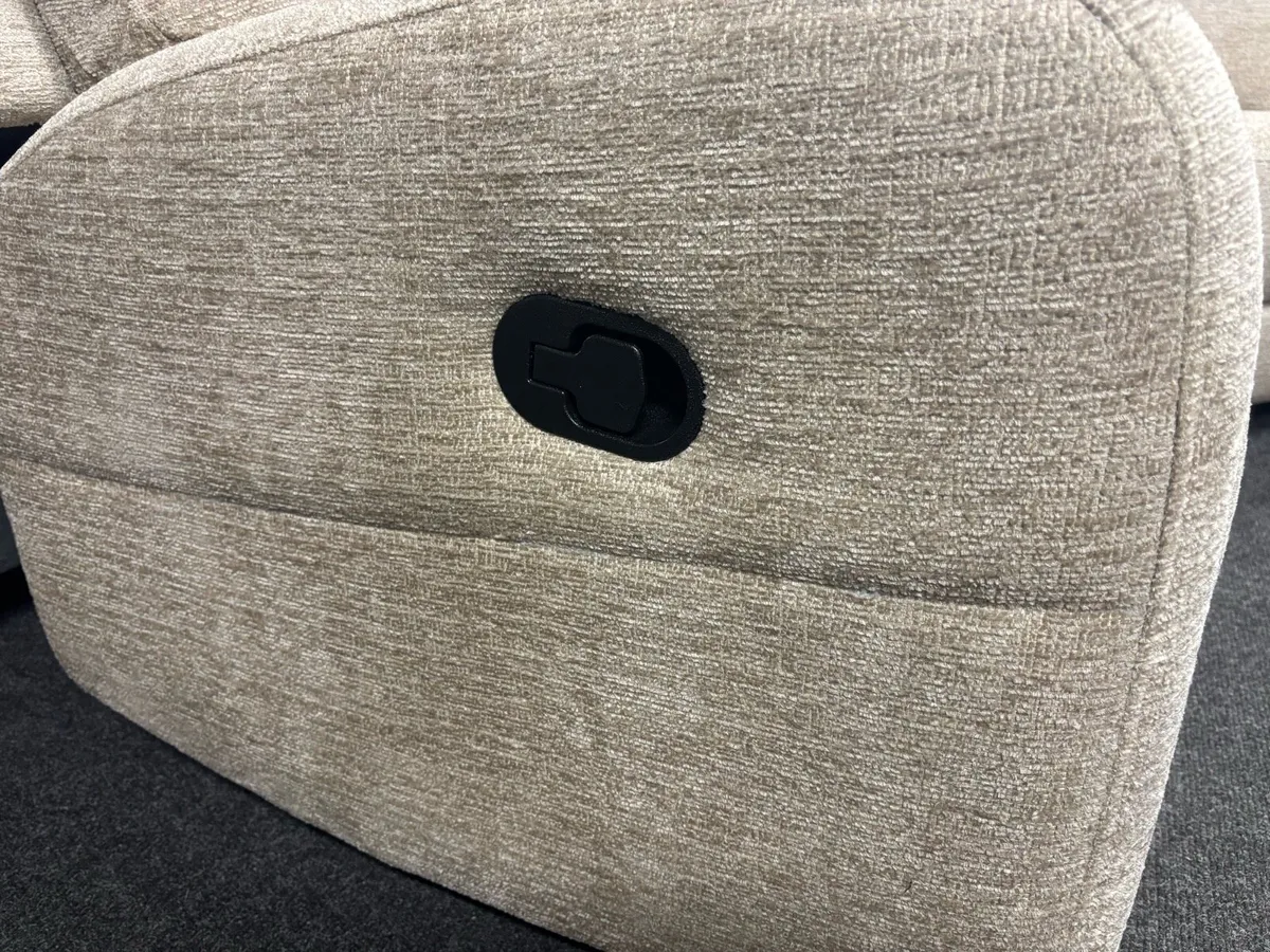 New Grey Paris Corner Sofa Recliner - Image 3