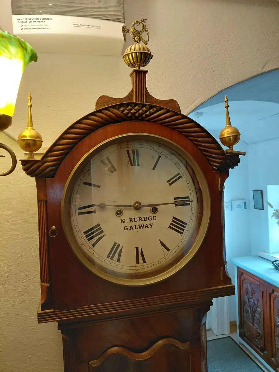 Irish grandfather clock - Image 1