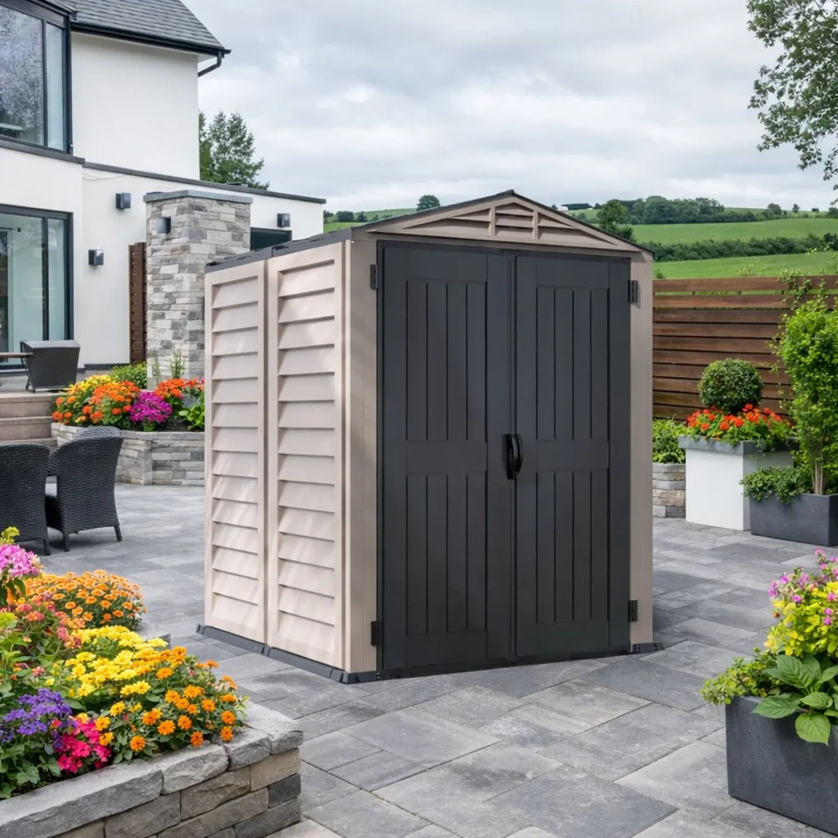 🏡 5×5 YardmatePlus Vinyl Shed FREE 3-DAY DELIVERY - Image 2