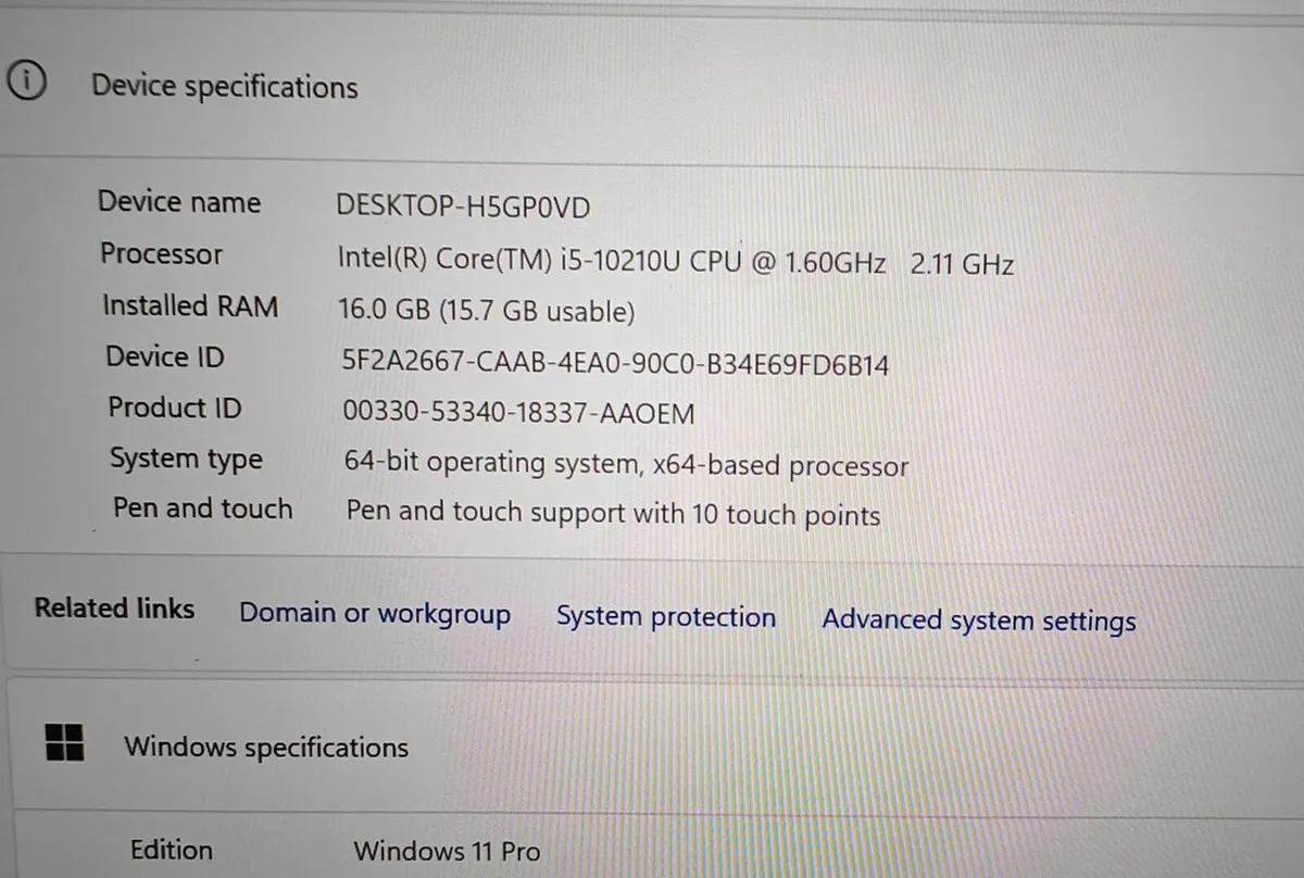DELL Latitude 5310 2-in-1 360 Rotated Touchscreen - Image 4
