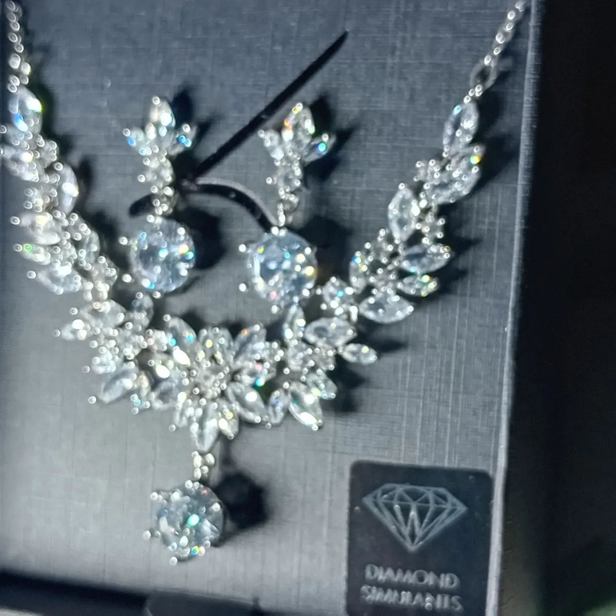 Beautiful Diamond Simulants Chain Set - Image 1