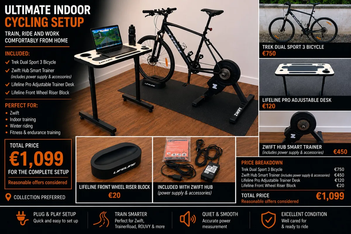 Bicycle and indoor trainer - Image 1