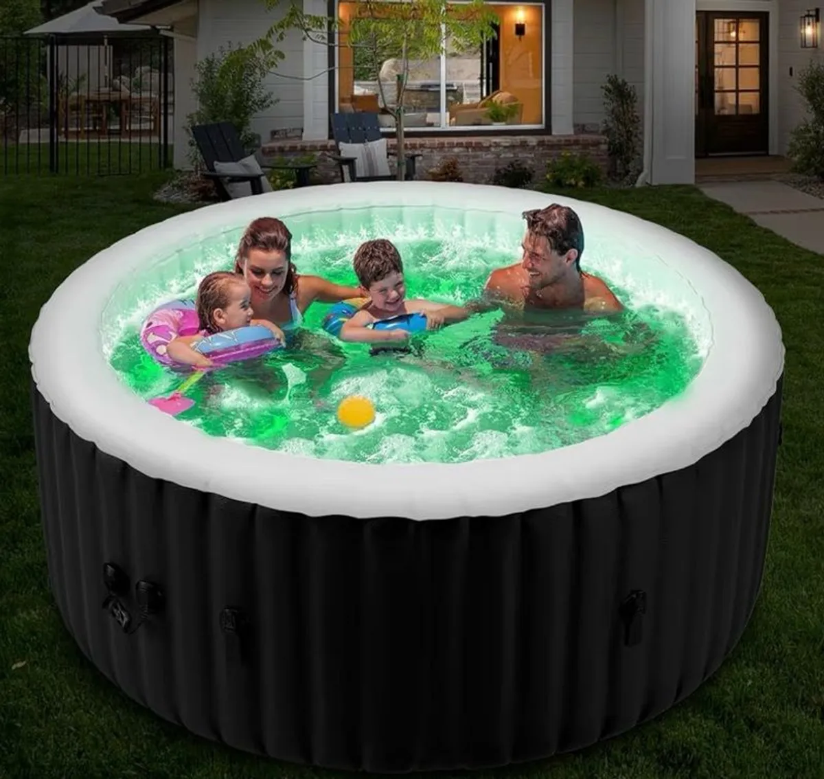 New 4-5 Person Hot Tub with LED lights - Image 1