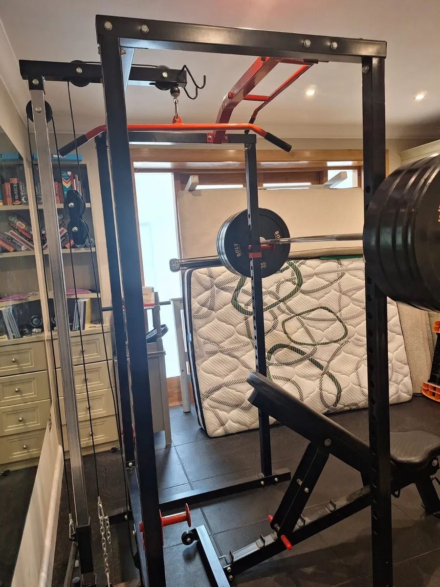 Power Rack & Weights - Image 2