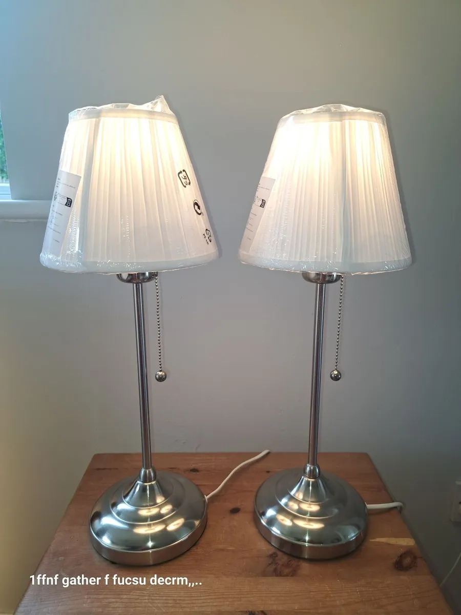 Elegant IKEA ARSTID Table Lamps Like New - Image 2