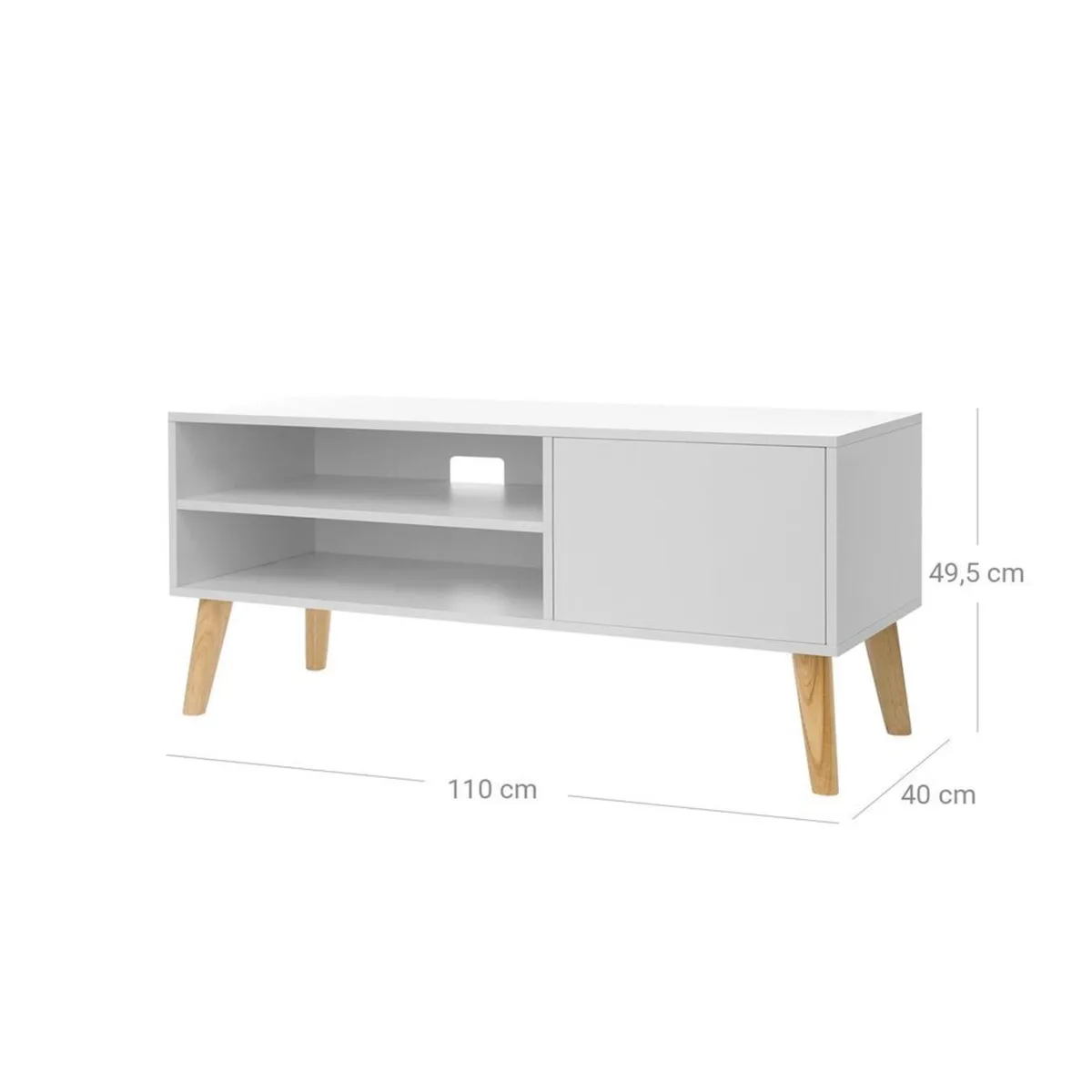 Scandinavian Style TV Cabinet Display - FREE P&P - Image 3