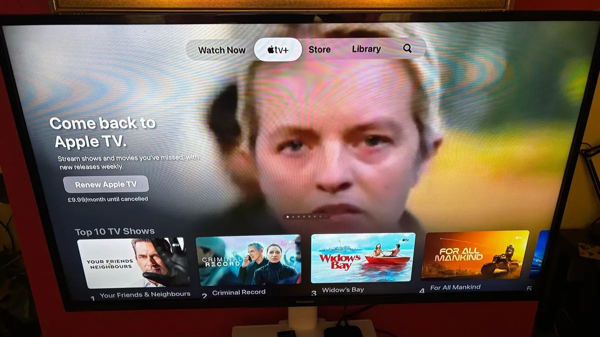 50” Panasonic TV and Apple TV box - Image 4