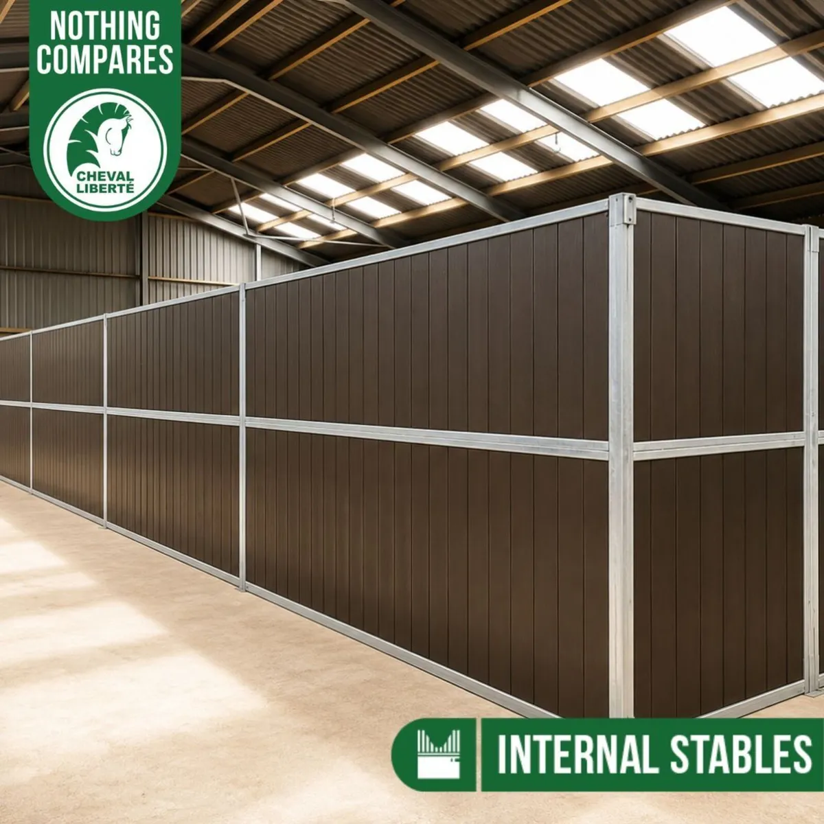 12 x 12ft Stable Plastic Bundle For 2 Stables! - Image 1
