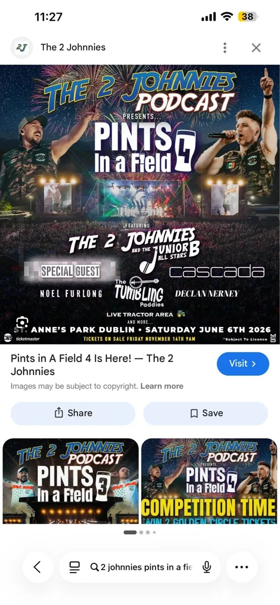 2 johnnies tickets