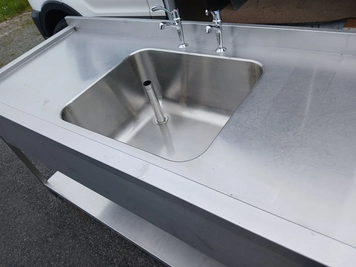 Staneless steel cabbinet sink unit complete - Image 3