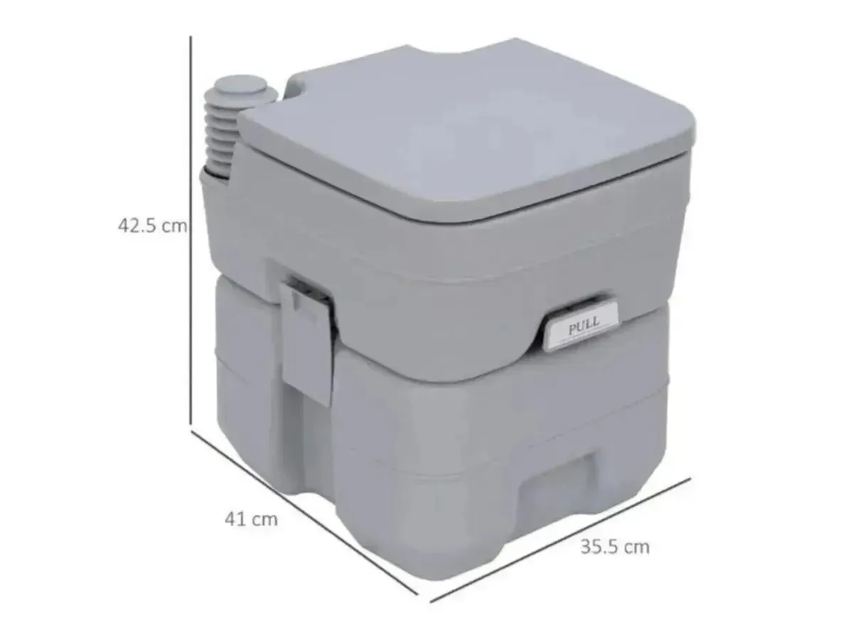 Deluxe Portable Camping Toilet Outdoor Use - Image 1
