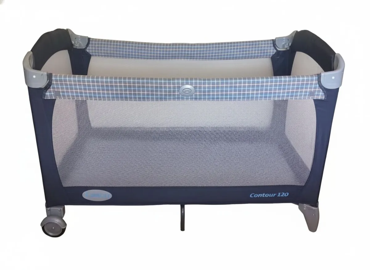 Graco Contour 120 Travel Cot / Playpen & Mattress - Image 1