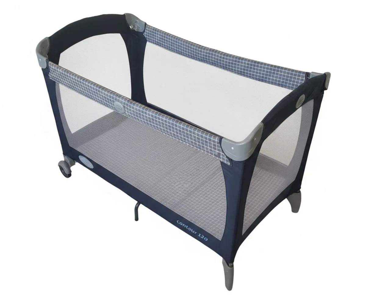 Graco Contour 120 Travel Cot / Playpen & Mattress - Image 3