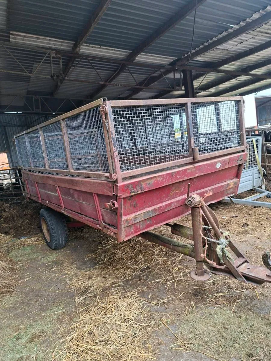 TRACTOR TIPPING TRAILER AND JF TURF TRAILER - Image 1