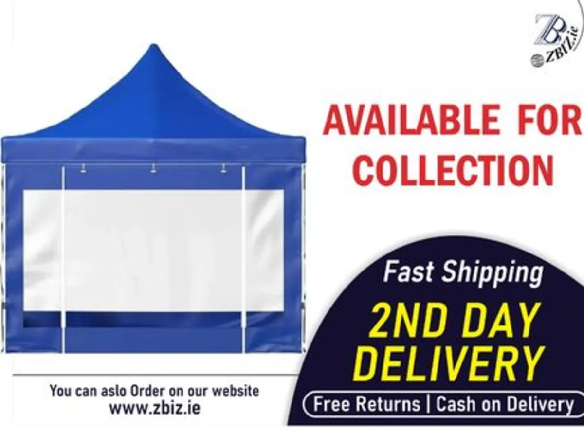 10x10 Gazebo Tent Waterproof with Side Panels - Image 1