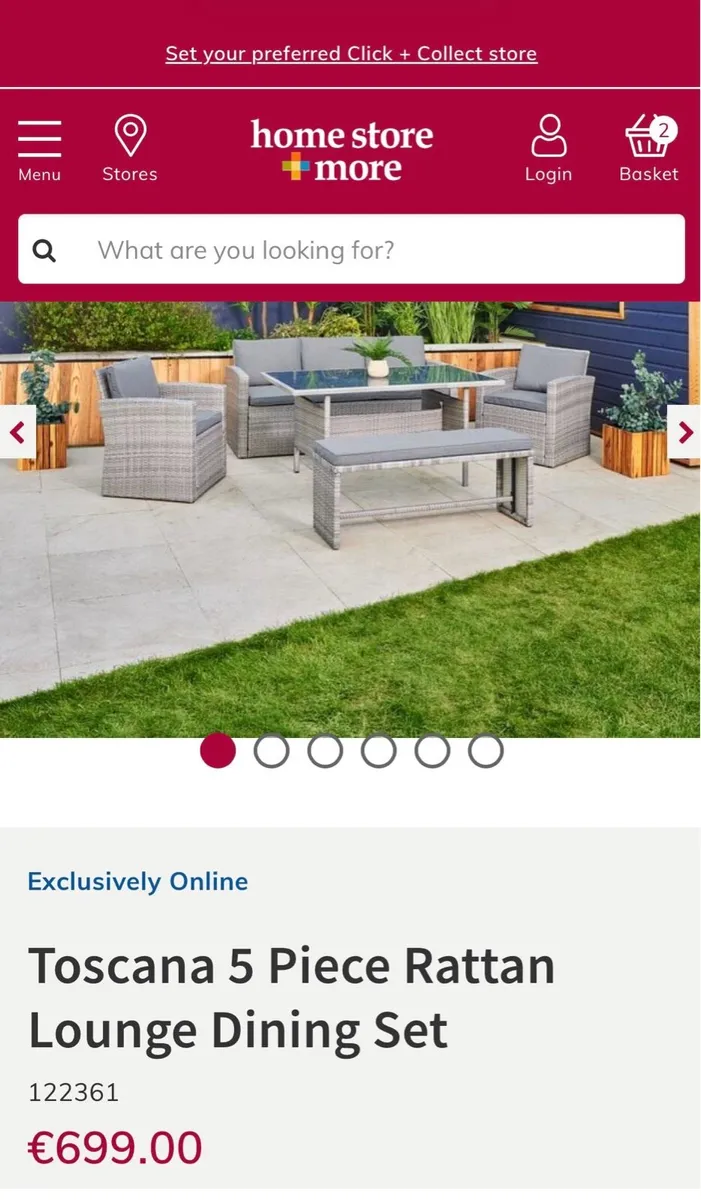 5 piece Rattan furniture set - Image 4