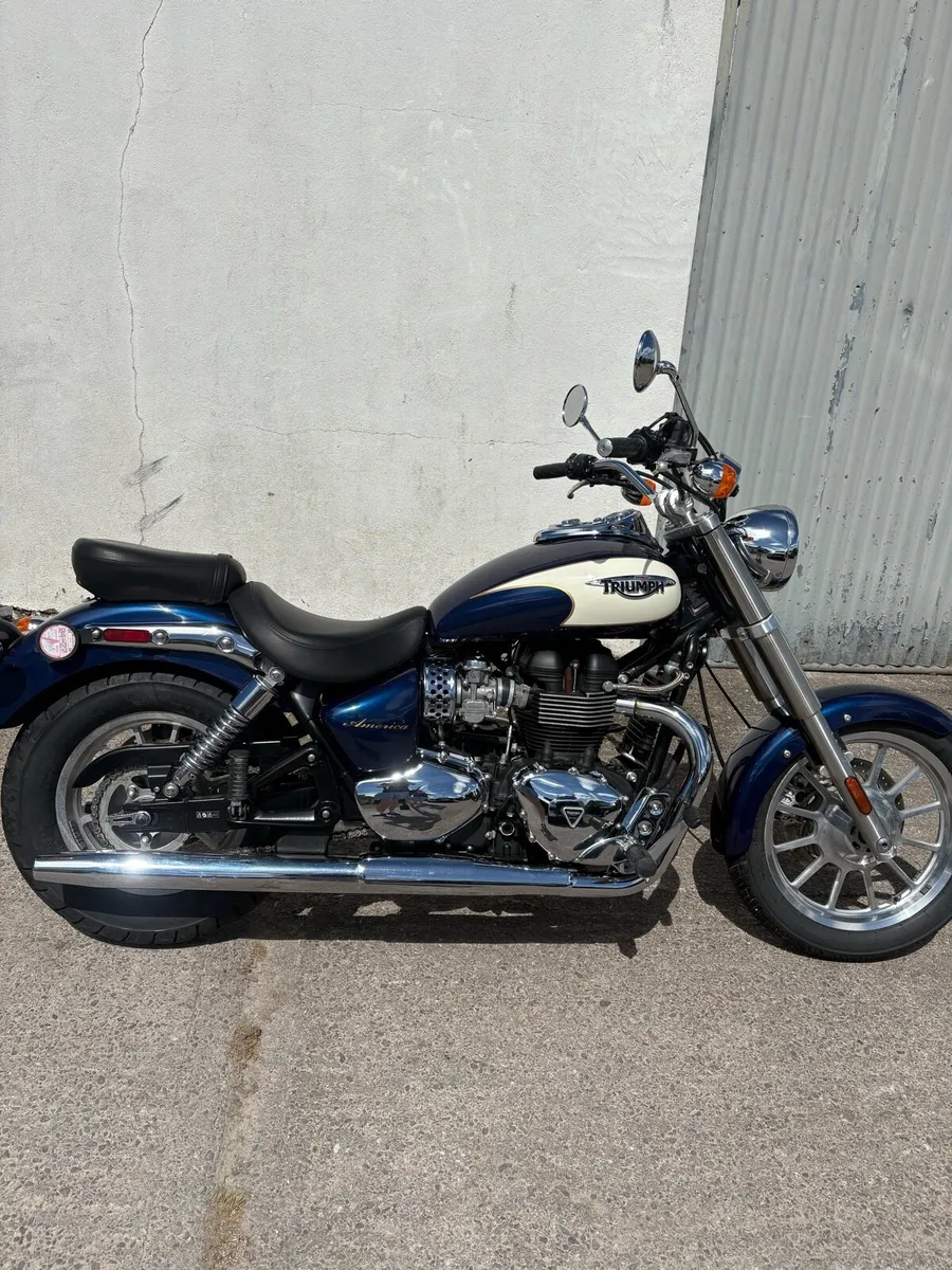 Triumph Bonneville America 1700 miles from new - Image 1