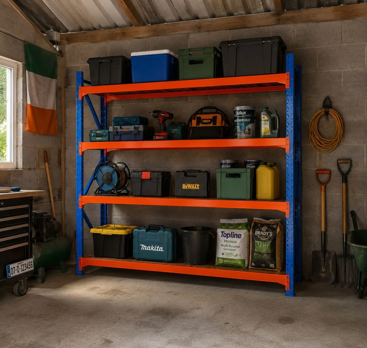 2.5m Tall Heavy Duty Longspan Shelving Racking - Image 1