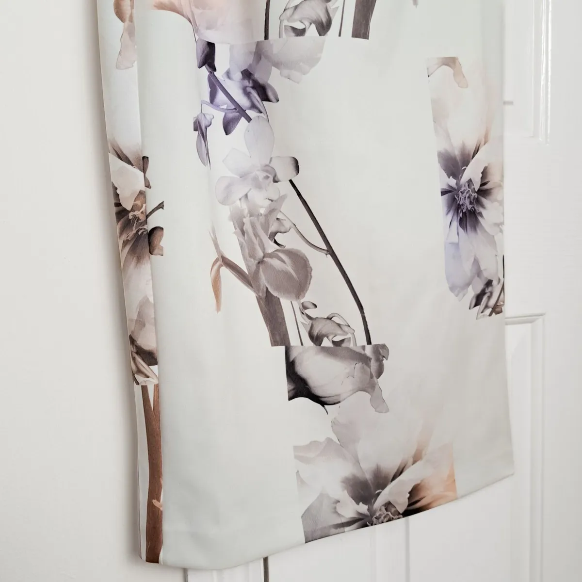 Ted Baker White Floral Bodycon Dress Size 1/8UK - Image 2